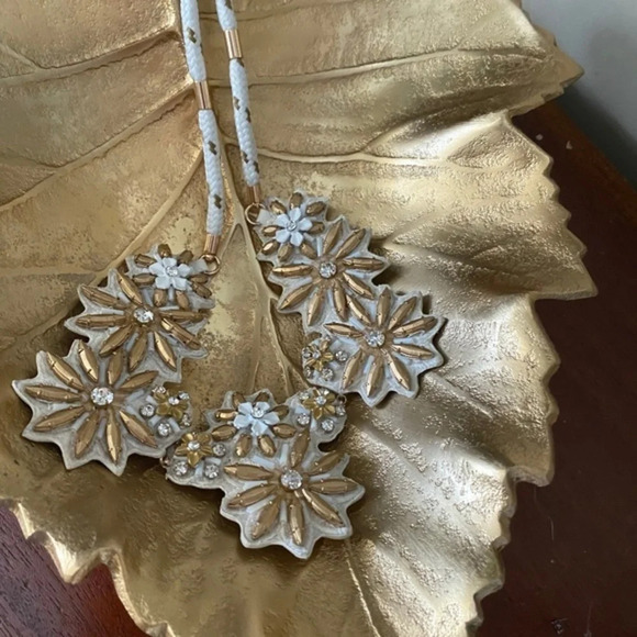 J. Crew Golden Blossom Statement Necklace - Picture 3 of 6